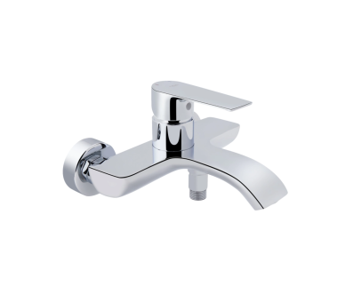 Смеситель для ванны Qtap Zelnava Chrome
