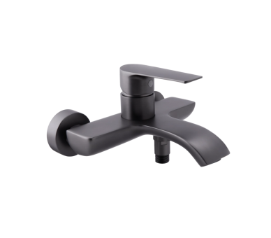 Смеситель для ванны Qtap Zelnava Graphite