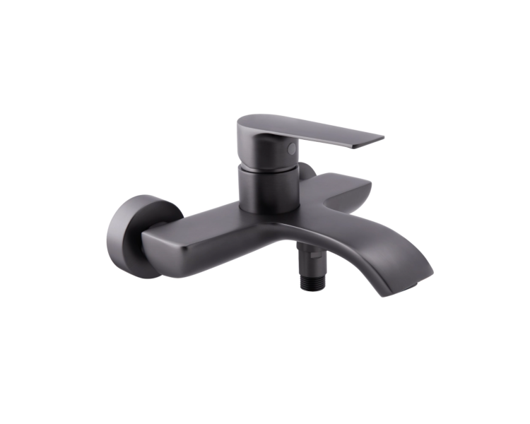 Смеситель для ванны Qtap Zelnava Graphite