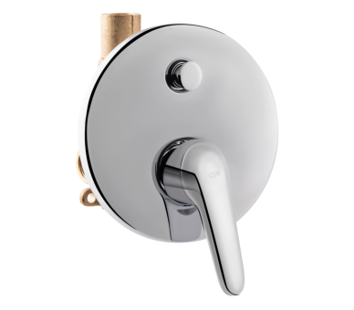 Смеситель скрытый 2 потр. Qtap Olsava Chrome