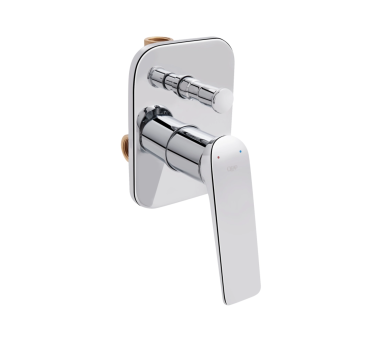 Смеситель скрытый 2 потр. Qtap Vlasta Chrome