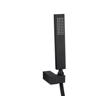 Душова система прихована термо. 2 спож. Qtap Aquarius Black Matt