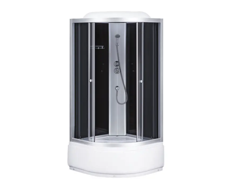 Гідробокс SANSA 6690A 90x90 чорний, глибокий