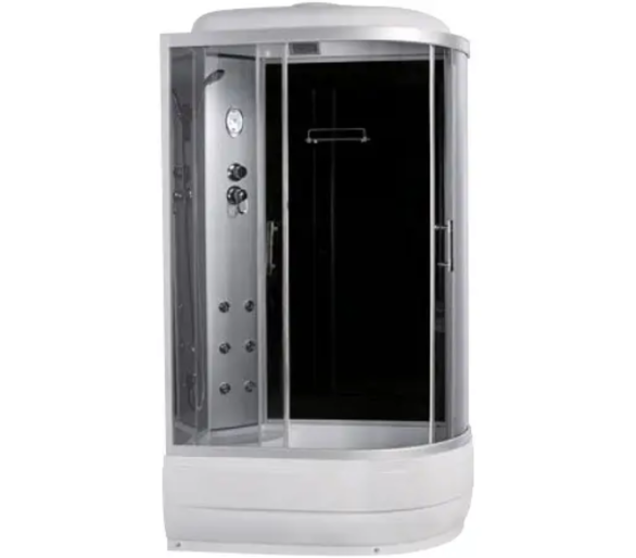 Гидробокс SANSA 8890D/45-L/R 120x80 черный, глубокий