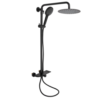 Душова система 3 спож. Sloup Qtap Black Matt
