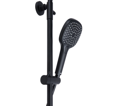 Душова система 2 спож. термо. Sloup Qtap Black Matt