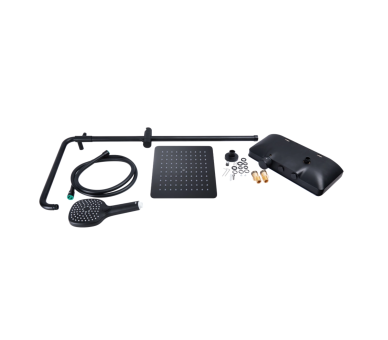 Душова система 2 спож. термо. Sloup Qtap Black Matt