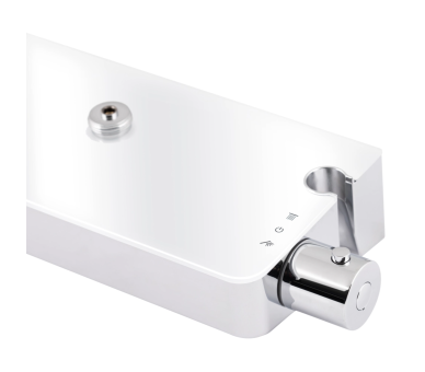 Душевая система 2 потр. термо. Sloup Qtap Chrome/White