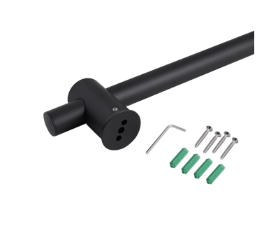 Душевая стойка 665 мм. Lepit Qtap Black Matt