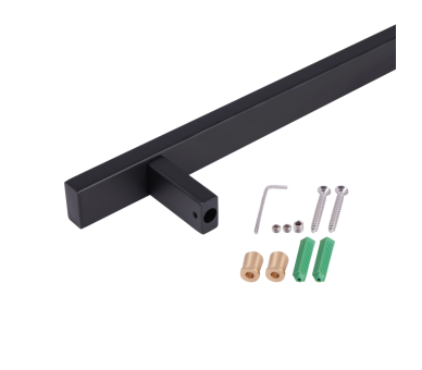Душова стійка 705 мм. Lepit Qtap Black Matt