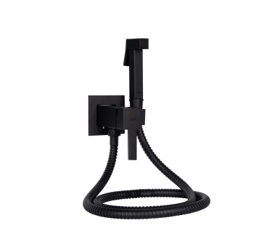 Набір для гігієнічного душу Inspai-VariusK Qtap Black Matt