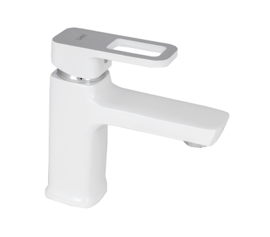 Смеситель для раковины Lidz Wawel White