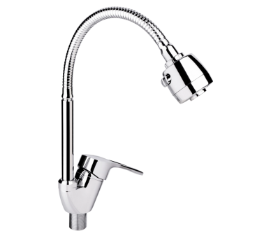 Змішувач для кухні гнучкий Lidz Agata Chrome