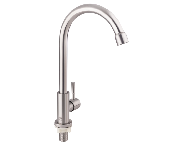 Змішувач для кухні Lidz AriaFM Nickel