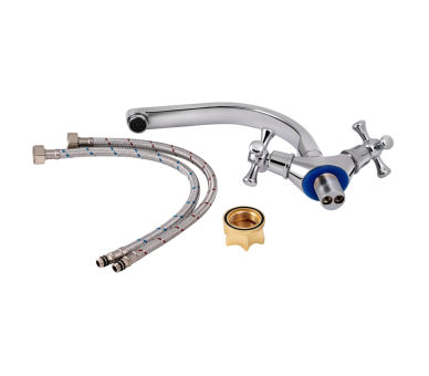 Змішувач для кухні Lidz Lamb 276F Chrome
