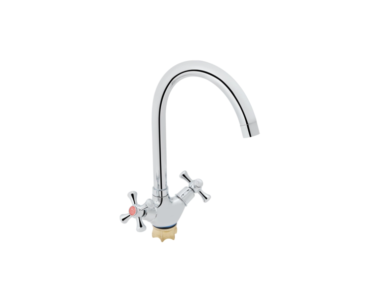 Змішувач для кухні Lidz Lamb 278F Chrome