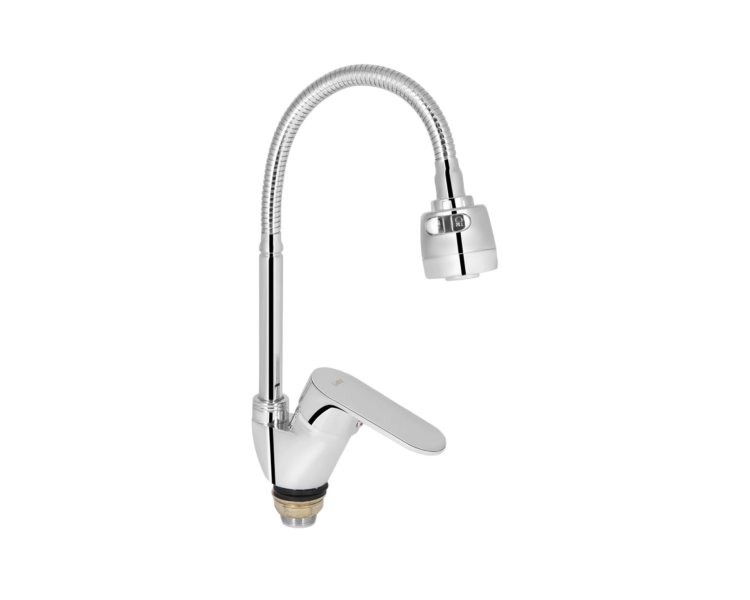 Змішувач для кухні гнучкий Lidz Tani 008F4 Chrome