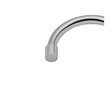 Смеситель для кухни проточний Lidz Warm 056 White / Chrome