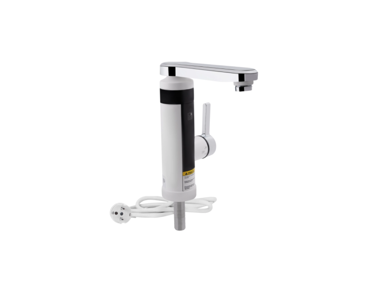Смеситель для кухни проточний Lidz Warm 061 White / Chrome