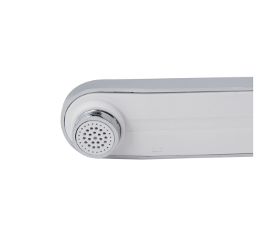 Смеситель для кухни проточний Lidz Warm 061 White / Chrome