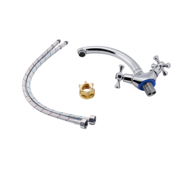 Смеситель для кухни Lidz Lamb 272F Chrome