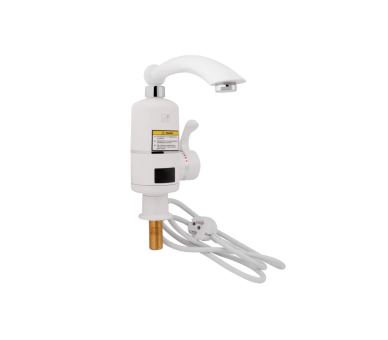 Смеситель для кухни проточний Lidz Warm 057 White / Chrome