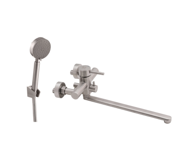 Смеситель для ванны Lidz Aria 005 Nickel