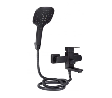 Смеситель для ванны Lidz Kubis 006 Black
