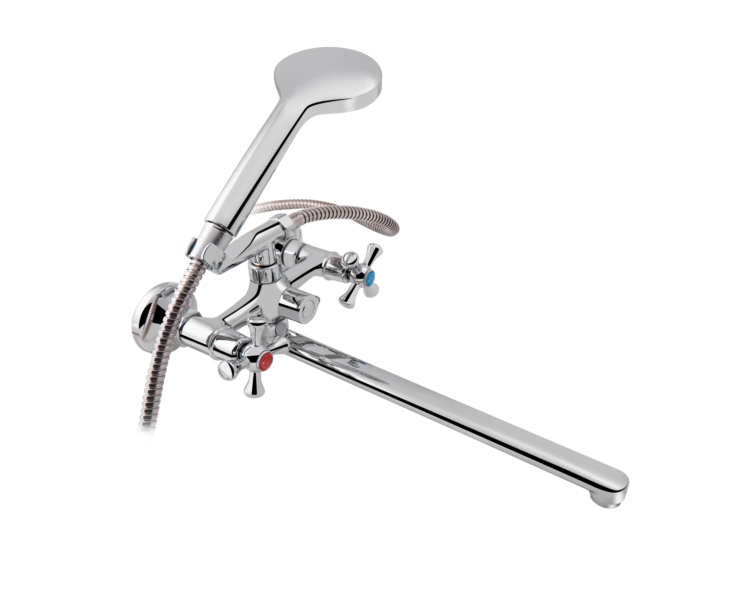 Смеситель для ванны Lidz Lamb 140 Chrome