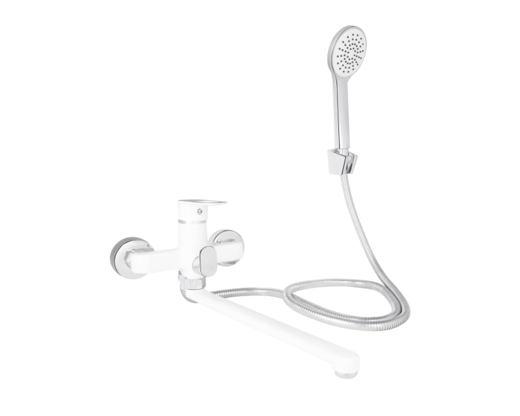 Смеситель для ванны Lidz Latwa 005 White