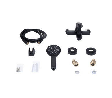 Смеситель для ванны Lidz Latwa 006 Black