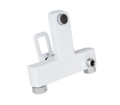 Змішувач для ванни Lidz Wawel 006 White