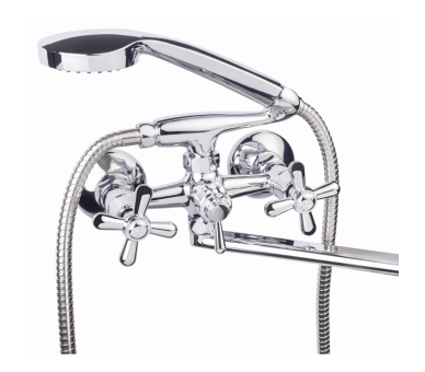 Змішувач для ванни Lidz Dominox 143 Chrome