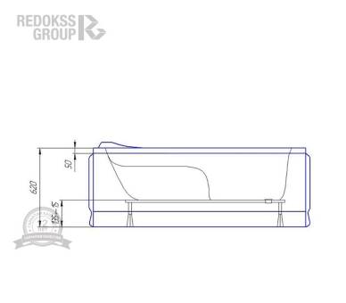 Акриловая ванна Redokss San Pescara 170x70