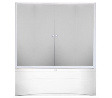 Штора для ванны 140x140 KO&PO F140 W