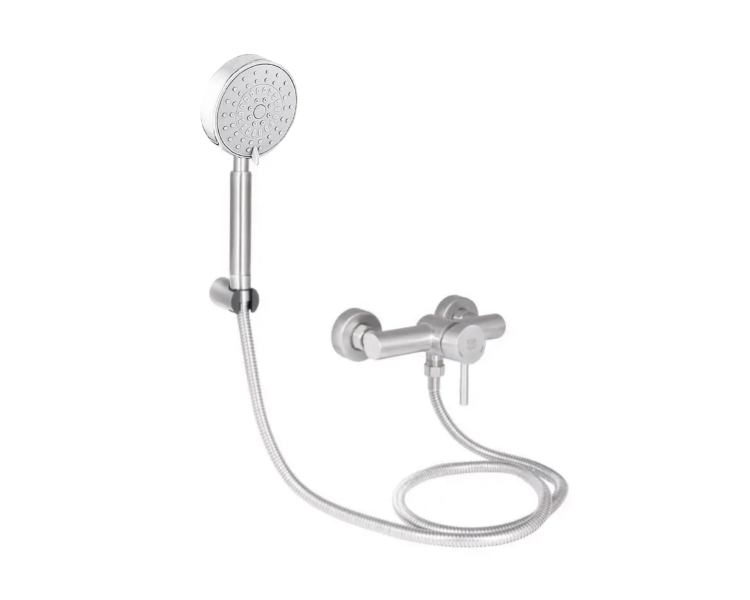 Змішувач для душу Lidz Aria 010 Nickel