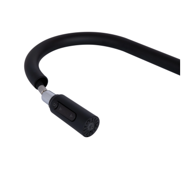 Смеситель для кухни выдвижной и фильтра Qtap Rozcesti Black Matt