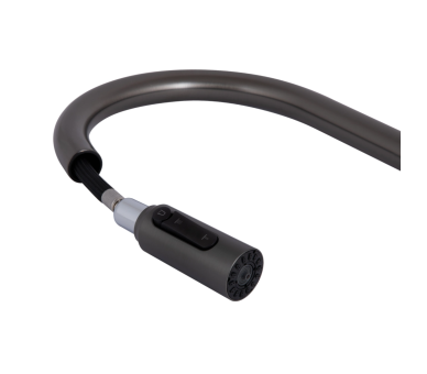 Смеситель для кухни выдвижной и фильтра Qtap Rozcesti Gunmetal