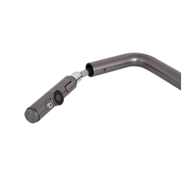 Змішувач для кухні висувний і фільтра Qtap Rozcesti2 Gunmetal