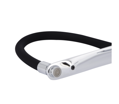 Смеситель для кухни гибкий Qtap Vlasta New Chrome/Black