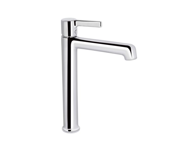 Смеситель для раковины высокий Qtap Cardinal Chrome