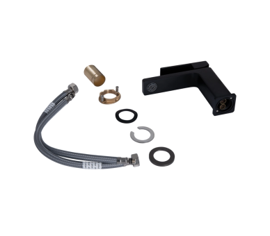 Смеситель для раковины Qtap Gemini Black Matt