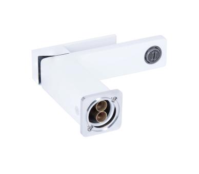 Смеситель для раковины (с гигиеничным душем) Qtap Gemini White