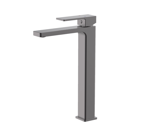 Смеситель для раковины высокий Qtap Gemini Gunmetal