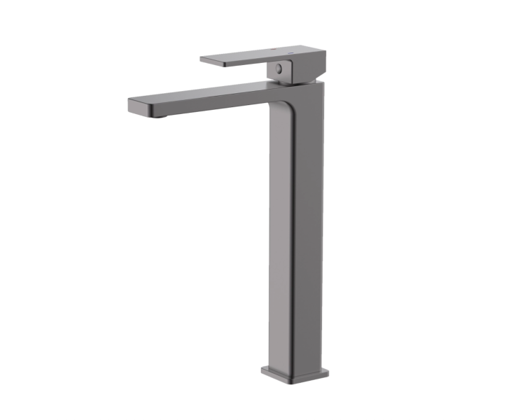 Смеситель для раковины высокий Qtap Gemini Gunmetal