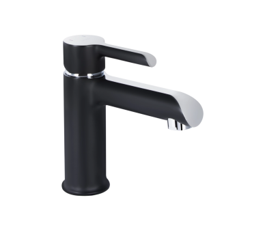 Смеситель для раковины (с гигиеничным душем) Qtap Grand Black Matt