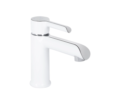 Змішувач для раковини (з гігієнічним душем) Qtap Grand White