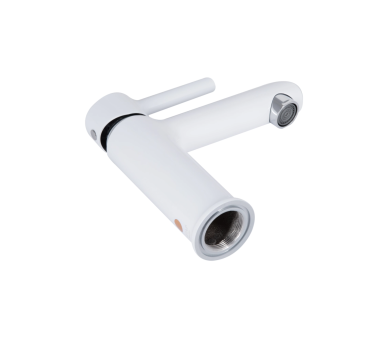 Смеситель для раковины (с гигиеничным душем) Qtap Grand White