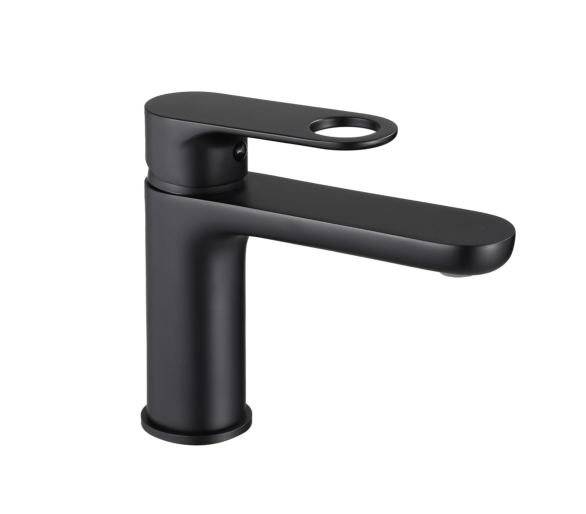 Смеситель для раковины Qtap Jay Black Matt
