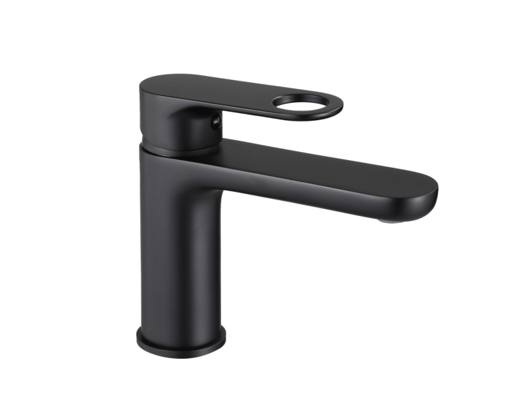 Смеситель для раковины Qtap Jay Black Matt